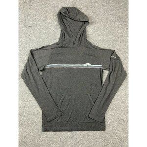 Columbia Omni-Wick Advanced Evap Hooded Pullover Shirt Mountain Graphic Men's Sm
